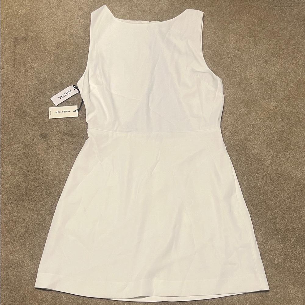 Aritzia Babaton Spectre Dress Light Birch